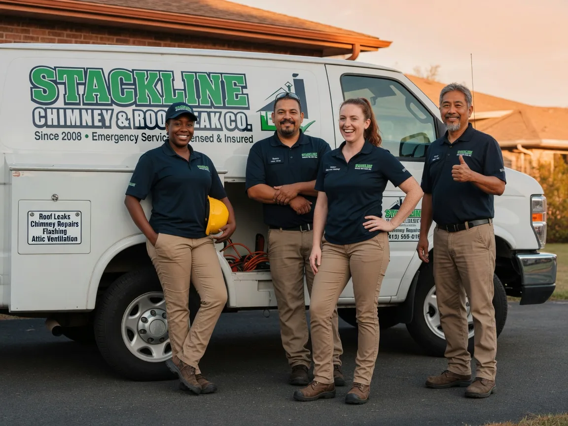 Chimney flashing repair company in Warrensville, NC